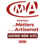 Logo de la Chambre des Métiers et de l'Artisanat Auvergne-Rhône-Alpes.