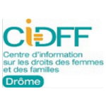 Logo du Centre d'information sur les droits des femmes et des familles.