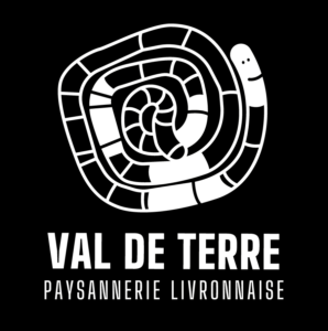 Logo de Val de terre, paysannerie de Livron-sur-Drôme.